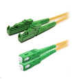Duplexní patch kabel SM 9/125, OS2, E2000(APC)-SC(APC), LS0H, 2m