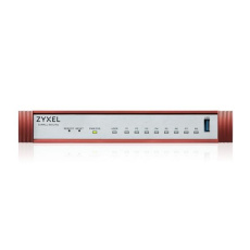 Zyxel USG FLEX 100HP Series, 8 Gigabit user-definable ports, 1*USB with 1 YR Gold Security Pack