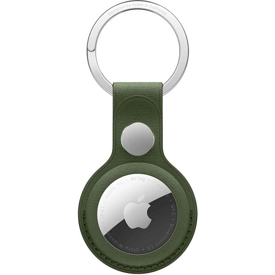Apple AirTag FineWoven Key Ring - Moss