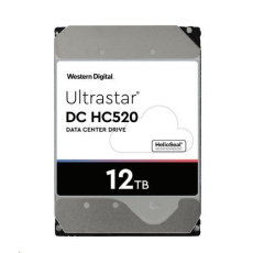 Western Digital Ultrastar® HDD 12TB (HUH721212ALE604) DC HC520 3.5in 26.1MM 256MB 7200RPM SATA 512E SE (GOLD WD121KRYZ)