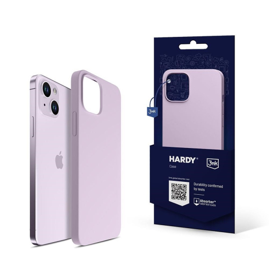 3mk ochranný kryt Hardy Silicone MagCase pro Apple iPhone 14 Plus, Light Purple