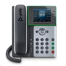 Poly Edge E350 IP Phone and PoE-enabled