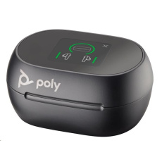 BAZAR - Poly Voyager Free 60+ MS Teams bluetooth headset, BT700 USB-C adaptér, dotykové nabíjecí pouzdro, černá - Poškoz