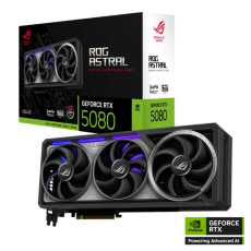 ASUS VGA NVIDIA GeForce RTX 5080 ROG ASTRAL 16GB, 16GB GDDR7, 3xDP, 2xHDMI