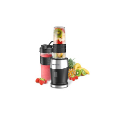 Orava RM-700 smoothie mixér, 500 W, nerezové nože, 23000 RPM, 92 dB, 1 rychlost, 570 ml, stříbrná / černá