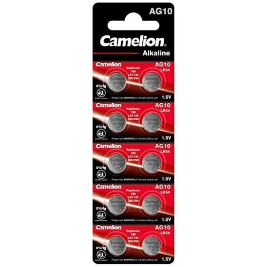 Camelion AG 10-389 alk. (LR54, 1130) 10pack