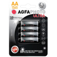 AgfaPhoto Ultra alkalická baterie LR06/AA, 4ks