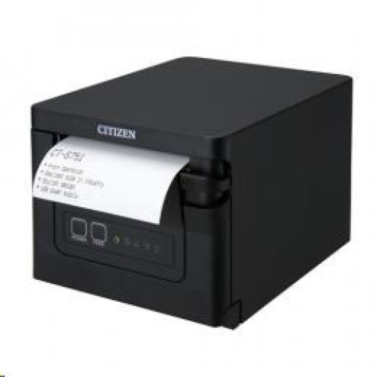 Citizen CT-S751, USB, 8 dots/mm (203 dpi), cutter, white