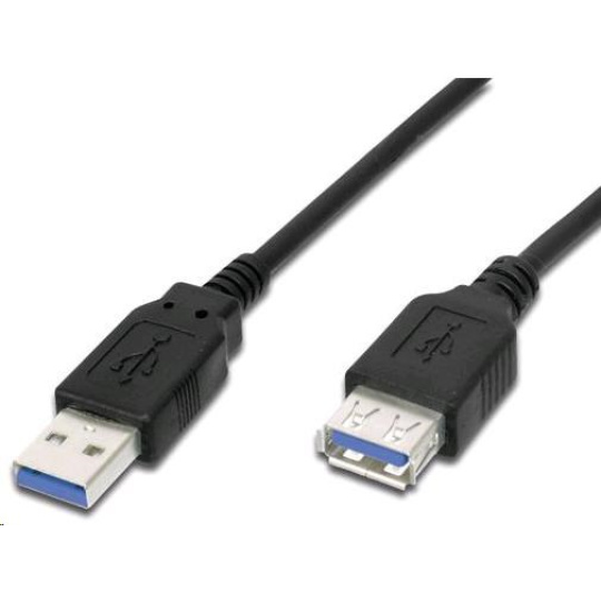 PremiumCord Prodlužovací kabel USB 3.0 Super-speed 5Gbps A-A, MF, 9pin, 0.5m