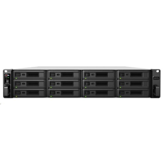 Synology RS3621RPxs RackStation (6C/XeonD-1531/2,2-2,7GHz/8GBRAM/12xSATA/2xUSB3.2/4xGbE/2xPCIe/RP)