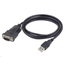 GEMBIRD Kabel adapter USB-serial 1,5m 9 pin (com), černý