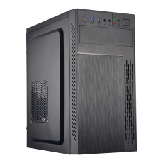 EUROCASE skříň ML M6-505B, Midi Tower, 1xUSB-C, 2x USB 3.0, 2x audio, bez zdroje