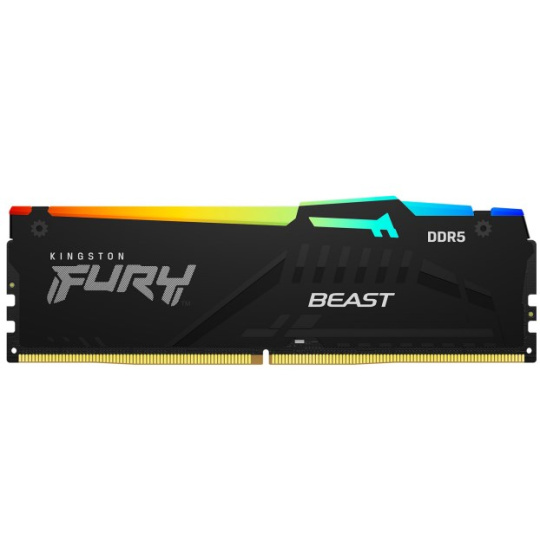 KINGSTON DIMM DDR5 128GB (Kit of 4) 5600MT/s CL40 FURY Beast RGB XMP