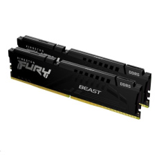 KINGSTON DIMM DDR5 32GB (Kit of 2) 6000MT/s CL36 FURY Beast Černá EXPO