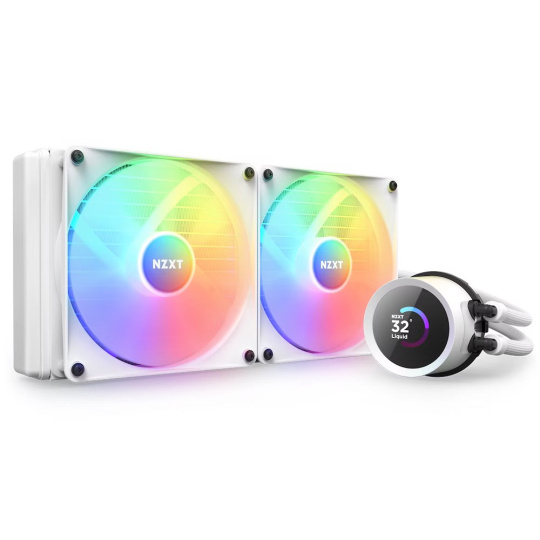 NZXT vodní chladič Kraken 280 RGB / 2x140mm fan / LCD disp. / 6 let / LGA1851 / AM5