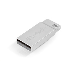 VERBATIM Flash Disk 16GB Metal Executive, USB 2.0, stříbrná