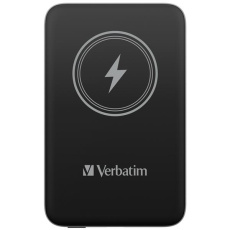 VERBATIM Powerbanka Charge 'n' Go, Magnetická, 10000 mAh, USB-C, Černá