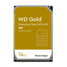 WD GOLD WD142KRYZ 14TB SATA/ 6Gb/s 512MB cache 7200 ot.,262 MB/s, CMR, Enterprise