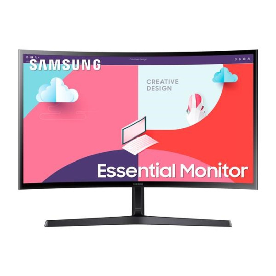 BAZAR - SAMSUNG MT LED LCD Monitor 24"  S366C FullHD - Prohnutý 1800R, VA, 1920x1080, 4ms, 75Hz,VGA,HDMI - Poškozený oba