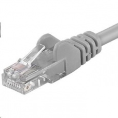 PREMIUMCORD Patch kabel UTP RJ45-RJ45 CAT5e 7m šedá