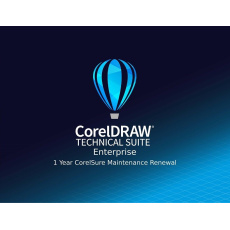 CorelDRAW Technical Suite Enterprise CorelSure Maintenance Renewal (1 Year)(51-250) EN/DE/FR/ES/BR/IT/CZ/PL/NL