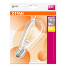 OSRAM LED STAR CL Edison Filament 7W 827 E27 806lm 2700K (CRI 80) 15000h A++ (Krabička 1ks) OSRAM LED STAR CL Edison Filament 7W 827 E27 806lm 2700K (CRI 80) 15000h A++ (Krabička 1ks)