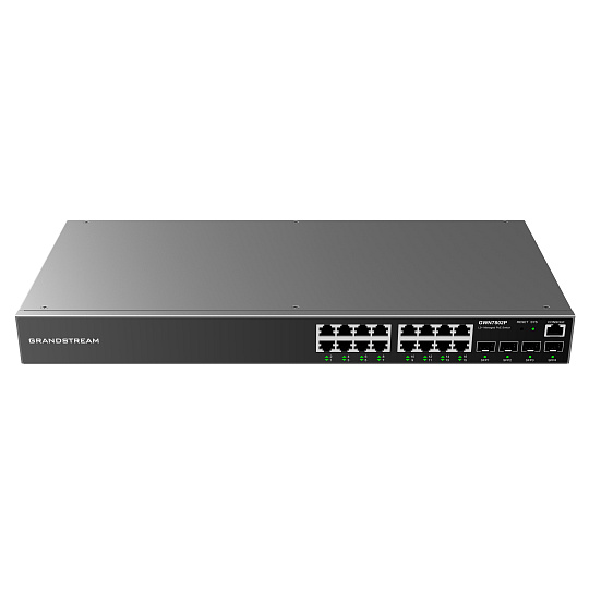 Grandstream GWN7802P Layer 2+ Managed Network PoE Switch 16 portů / 4 SFP Grandstream GWN7802P Layer 2+ Managed Network PoE Switch 16 portů / 4 SFP