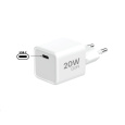 WG - Síťová nabíječka GaN 1x USB-C, PD 20W, 5V-9V-12V, černá