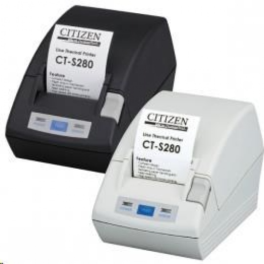 Citizen CT-S280, RS-232, 8 dots/mm (203 dpi), white
