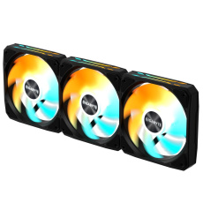 GIGABYTE ventilátor EZ CHAIN FAN 3-PACK, 3x120mm, černá GIGABYTE ventilátor EZ CHAIN FAN 3-PACK, 3x120mm, černá