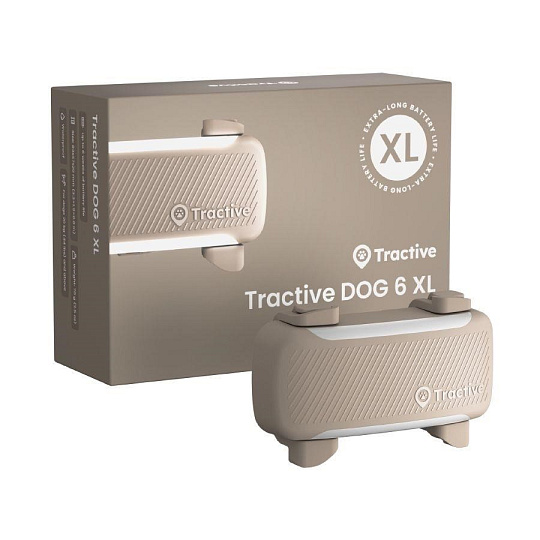 Tractive DOG 6 XL – Chytrý GPS lokátor pro psy se sledováním životních funkcí a zdravotními upozorněními, hnědý Tractive DOG 6 XL – Chytrý GPS lokátor pro psy se sledováním životních funkcí a zdravotními upozorněními, hnědý