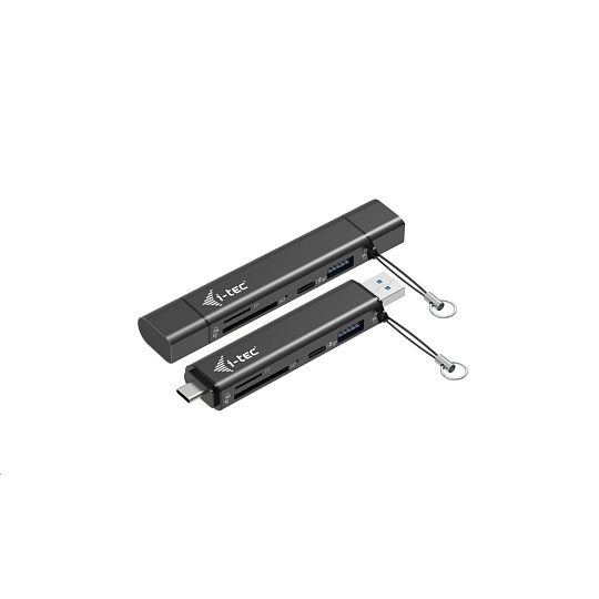i-tec USB-C/USB-A Dongle SD, TF and 2x USB (1x USB-A, 1x USB-C) i-tec USB-C/USB-A Dongle SD, TF and 2x USB (1x USB-A, 1x USB-C)