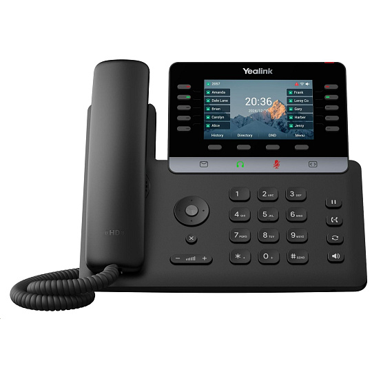 Yealink SIP-T74U SIP telefon, displej 4,3" (480 x 272), 2 x RJ45 10/100/1000 Mbps, 1 x USB