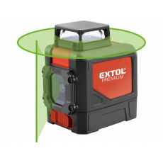 Extol Premium 8823307 laser zelený liniový, křížový samonivelační Extol Premium 8823307 laser zelený liniový, křížový samonivelační