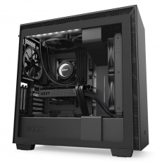 NZXT skříň H710i / ATX / průhledná bočnice / USB 3.0 / USB-C 3.1 / RGB LED / Smart case s intel. funkcemi / černá NZXT skříň H710i / ATX / průhledná bočnice / USB 3.0 / USB-C 3.1 / RGB LED / Smart case s intel. funkcemi / černá