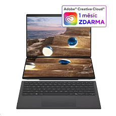ASUS NTB Zenbook Duo (UX8407AA-OLED086W), Ultra X9 388H, 14" 2880 x 1800, 32GB, 1TB SSD, Intel Arc, W11 Home, Gray