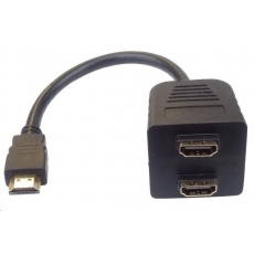 PREMIUMCORD Adaptér HDMI M - 2x F (rozdvojka, 1.3)