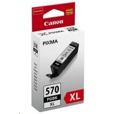 CANON CARTRIDGE PGI-570XL PGBK pigmentová černá pro PIXMA MG575x, MG685x, MG775x, TS505x, TS605x, TS805x (500 str.)