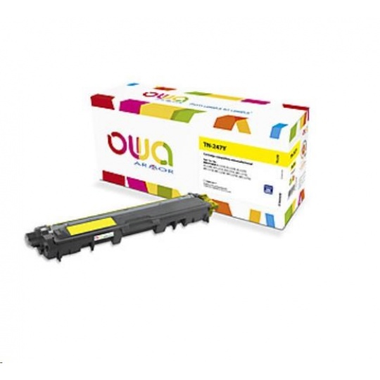 OWA Armor toner pro BROTHER DCP L3510CDW, DCP L3550CDW, HL L3210CW,HL L3270CDW,TN247Y,2300 str.,žlutá/yellow (TN-247Y)