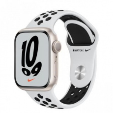 Apple Watch Nike Series 7, 41mm Star./Plat./Black Nike SportBand Apple Watch Nike Series 7, 41mm Star./Plat./Black Nike SportBand