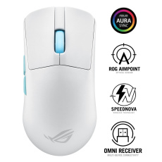 BAZAR ASUS myš ROG Harpe Ace Aim Lab Edition, Bluetooth, bílá (ROZBALENO, PLNÁ ZÁRUKA) BAZAR ASUS myš ROG Harpe Ace Aim Lab Edition, Bluetooth, bílá (ROZBALENO, PLNÁ ZÁRUKA)