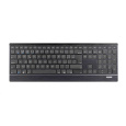 BAZAR - RAPOO klávesnice E9500M Multi-mode Wireless Ultra-slim Keyboard Black, poškozený obal