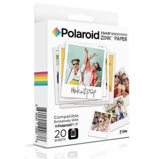 Polaroid Instant Zink Media 3,5X4,25 Pop 20 Pack