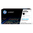 HP 655A Black Original LaserJet Toner Cartridge (CF450A) (12,500 pages)