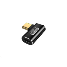WG - Adaptér úhlový konektor 90 stupňů Type-C (male) to USB-C (female) WG - Adaptér úhlový konektor 90 stupňů Type-C (male) to USB-C (female)