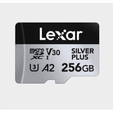 Lexar microSDXC Professional SILVER Plus UHS-I/U3/A2/4K R205/W150 (V30) 256GB Lexar microSDXC Professional SILVER Plus UHS-I/U3/A2/4K R205/W150 (V30) 256GB
