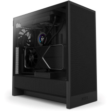 NZXT skříň H5 Flow edition / 2x120 mm fan / USB 3.0 / USB-C 3.1 / průhledná bočnice / mesh panel / černá NZXT skříň H5 Flow edition / 2x120 mm fan / USB 3.0 / USB-C 3.1 / průhledná bočnice / mesh panel / černá