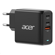 ACER Adapter 67W PD GaN charger,USB-C,USB-A,EU plug,Black ACER Adapter 67W PD GaN charger,USB-C,USB-A,EU plug,Black