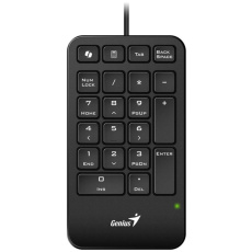 GENIUS Numerická klávesnice NumPad 125, Drátová USB-C, černá GENIUS Numerická klávesnice NumPad 125, Drátová USB-C, černá