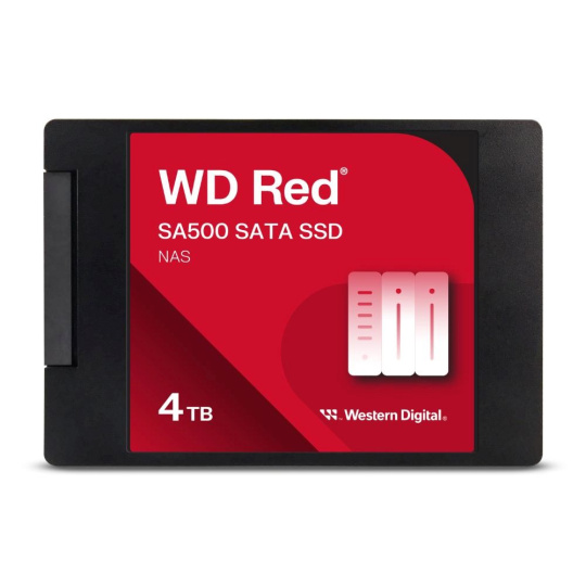 WD RED SSD 3D NAND WDS400T2R0A 4TB SATA/600 Powered by SanDisk, (R:560, W:530MB/s), 2.5"
